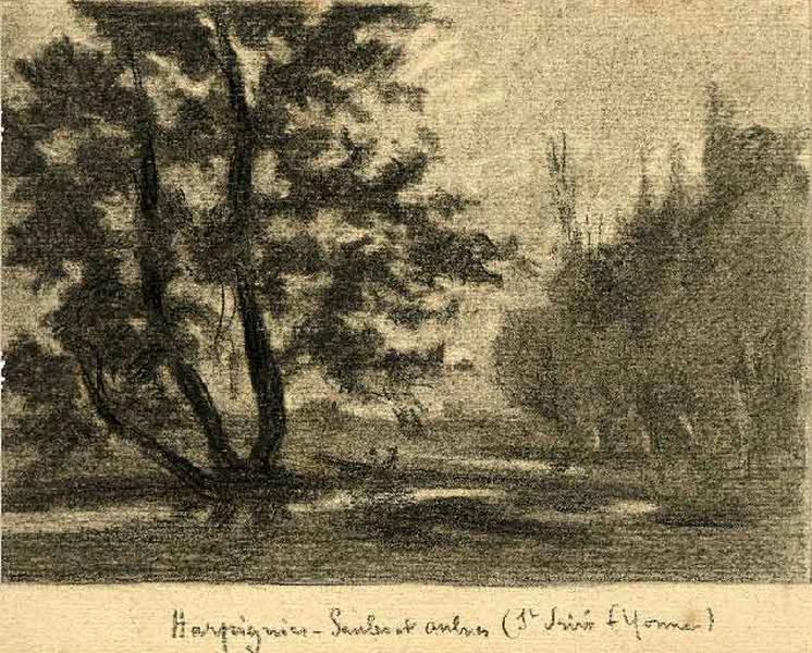 Saules et aulnes (Saint Privé - Yonne), Félix Michel, 4e quart 19e siècle, 1er quart 20e siècle