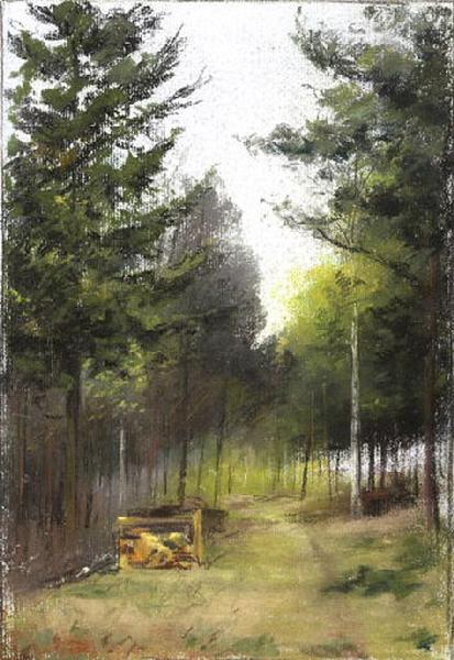 Paysage, Félix Michel, 4e quart 19e siècle, 1er quart 20e siècle
