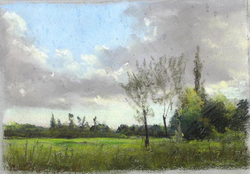 Paysage, Félix Michel, 4e quart 19e siècle, 1er quart 20e siècle