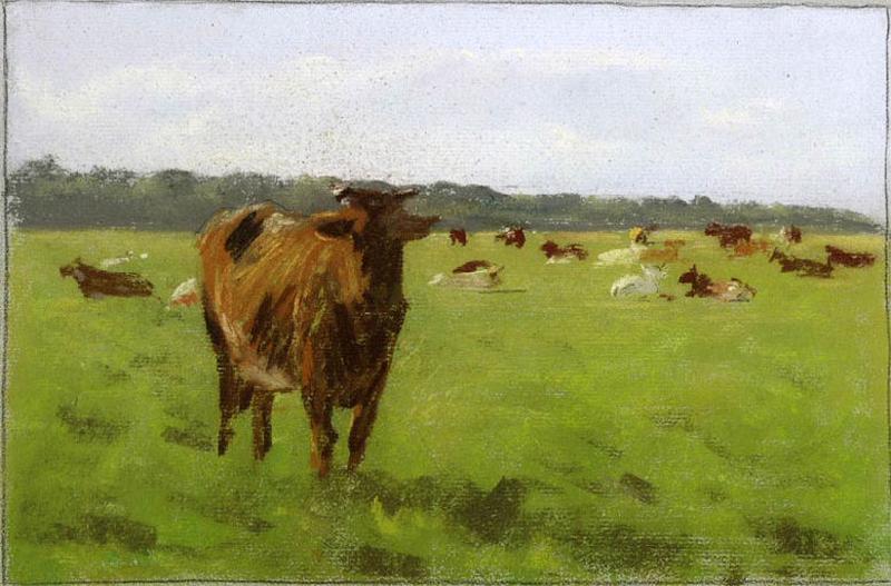 Paysage, Félix Michel, 4e quart 19e siècle, 1er quart 20e siècle