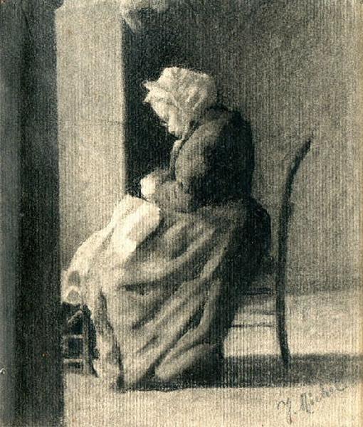 Portrait de Catherine Clauin, Félix Michel, 4e quart 19e siècle, 1er quart 20e siècle