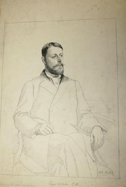 Portrait du Docteur Paul Michel, Charles-Henri Michel, 4e quart 19e siècle, 1er quart 20e siècle