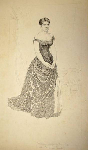 Portrait de Mme Victorine MICHEL — Michel, Charles Henri