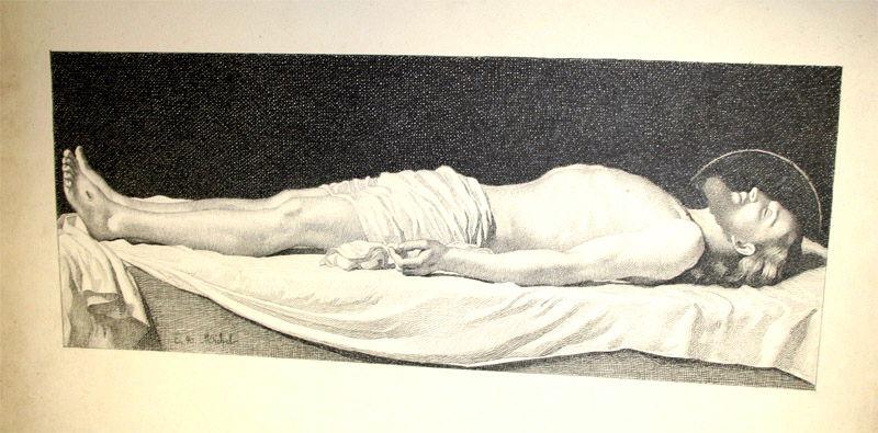 Christ au tombeau, Charles-Henri Michel, 1883