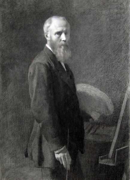 Autoportrait de Charles-Henri Michel, Charles-Henri Michel, 2e moitié 19e siècle