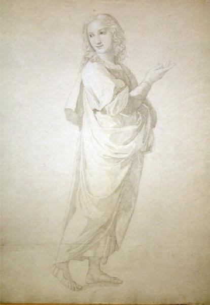 Personnage drapé, Charles-Henri Michel, 2e moitié 19e siècle