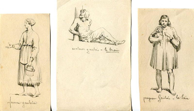 Costumes gaulois, Félix Michel, 4e quart 19e siècle