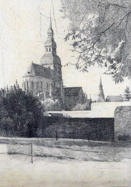 Saint-Sauveur de Dinan, Charles-Henri Michel, 1870 vers,1871 vers
