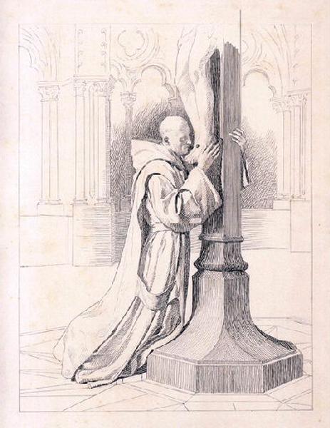 Au pied de la Croix, Charles-Henri Michel, 1850-1905