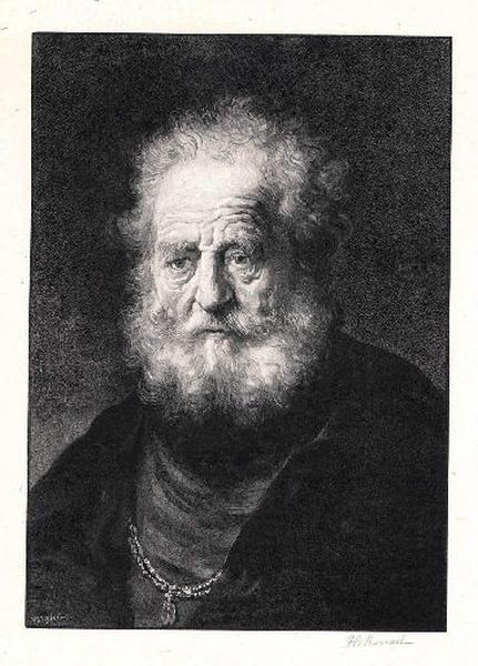 Tête de vieillard, Philibert Rouxel