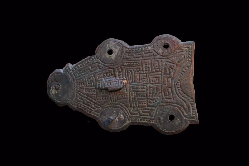 Contre-plaque-boucle, ceinturon (fragment)_0