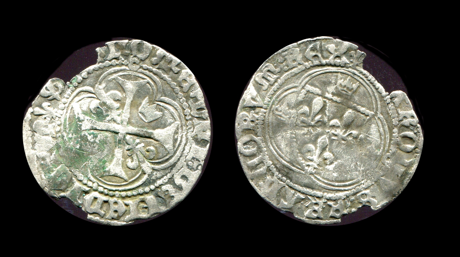 Charles VIII blanc type à la couronne_0