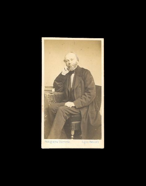 Portrait d'Eudoxe Marcille, Eugène Hallier, 1866