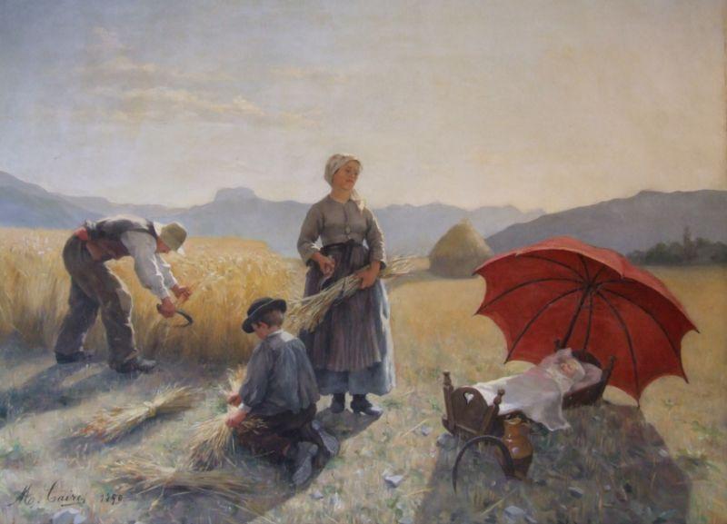 La famille aux champs ; La moisson aux Sanières (autre titre)_0