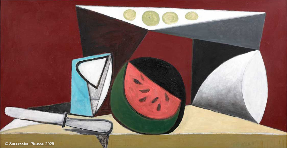 Nature morte à la pastèque, Pablo Picasso, 1946