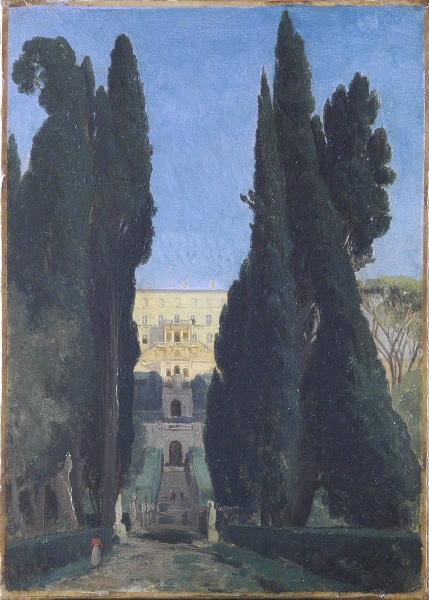 La villa d'Este, François Marius Granet, 1802-1824