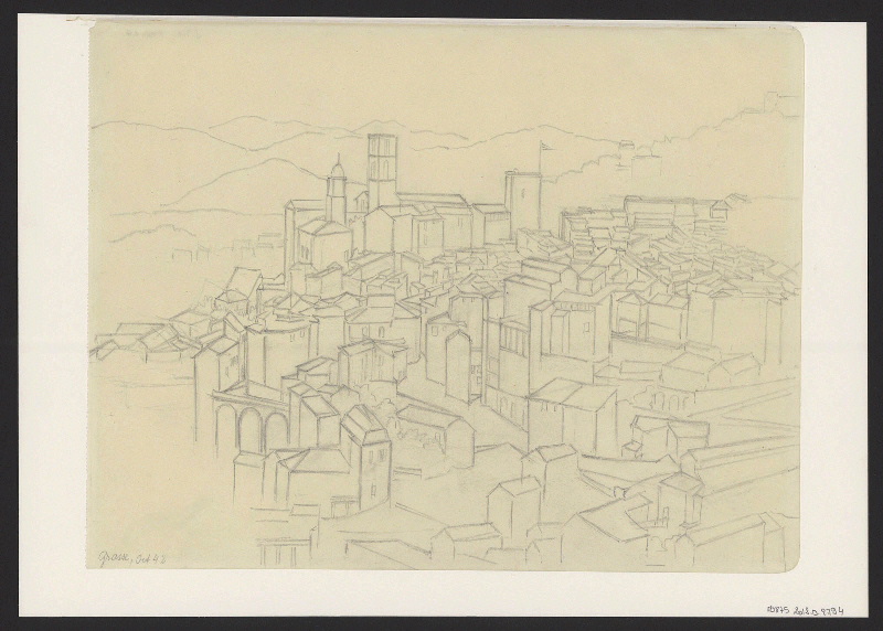 Paysage de Grasse, Sophie Taeuber-Arp, 10 /1942