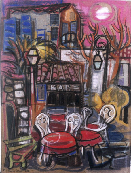 Bar Susy Solidor, Haut de Cagnes, Pierre Saint-Sorny, 1969
