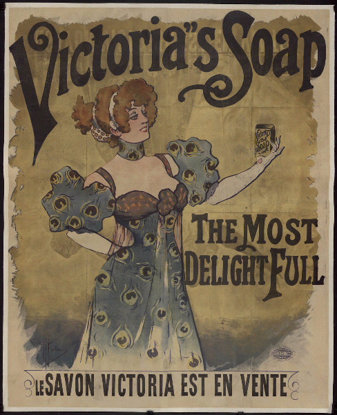 Victoria's Soap, Albert Guillaume, 1895