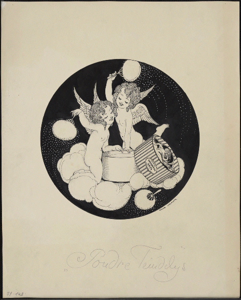 Poudre Teindelys ; Les Trois Houppettes, Gerda Wegener, 1925