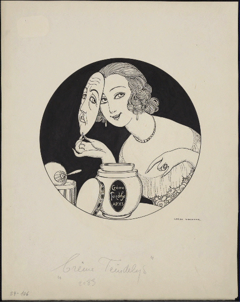 Teindelys ; Les Deux Masques, Gerda Wegener, 1925