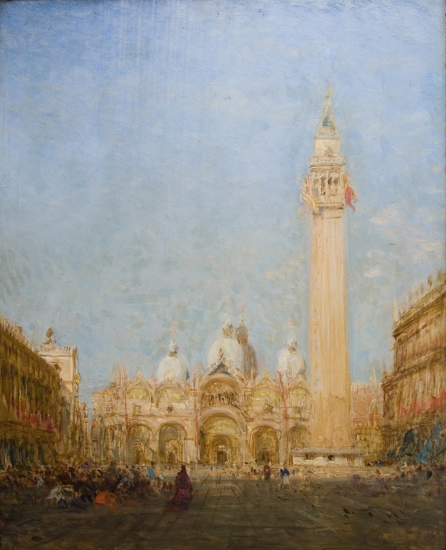 Place Saint-Marc à Venise, Félix Ziem, 19e siècle