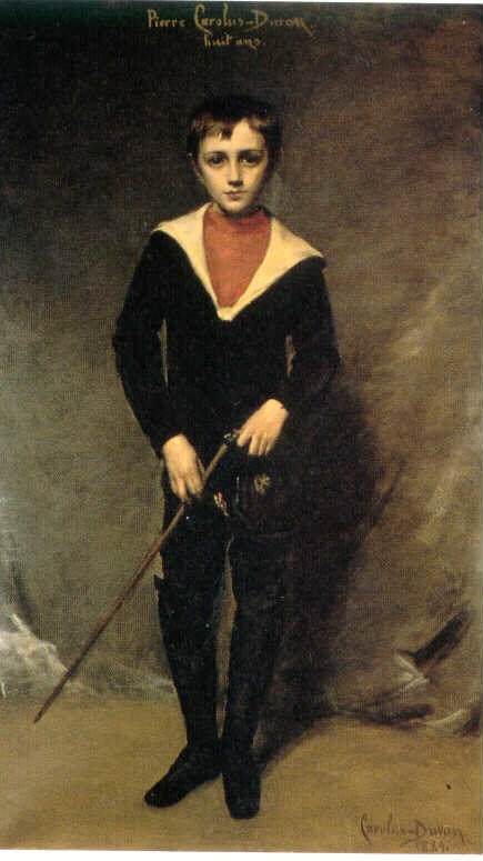 Portrait de Pierre Carolus-Duran,fils de l'artiste à l'âge de huit ans_0