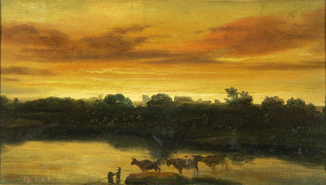 Soleil couchant — Théodore Rousseau