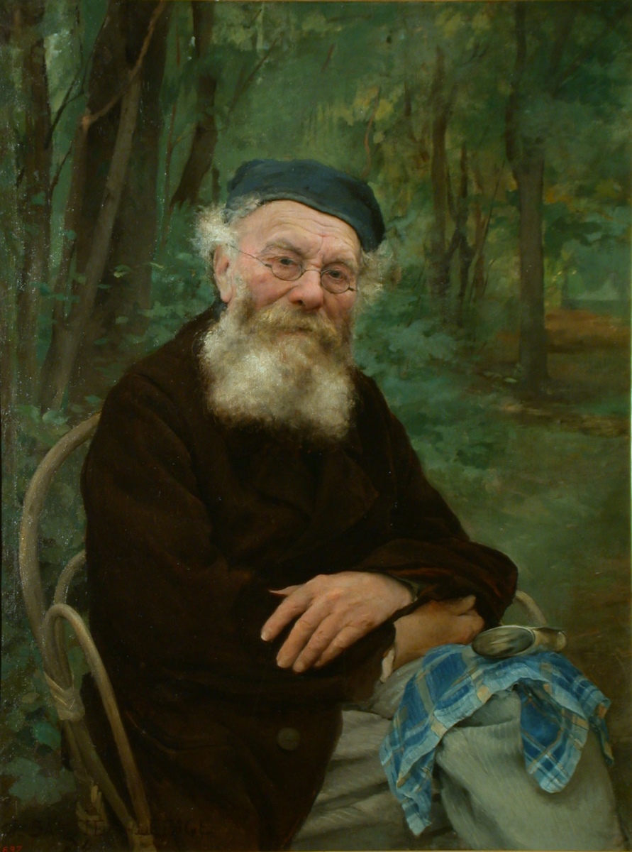 Portrait du grand-père de l'artiste, Jules Bastien-Lepage, 1874