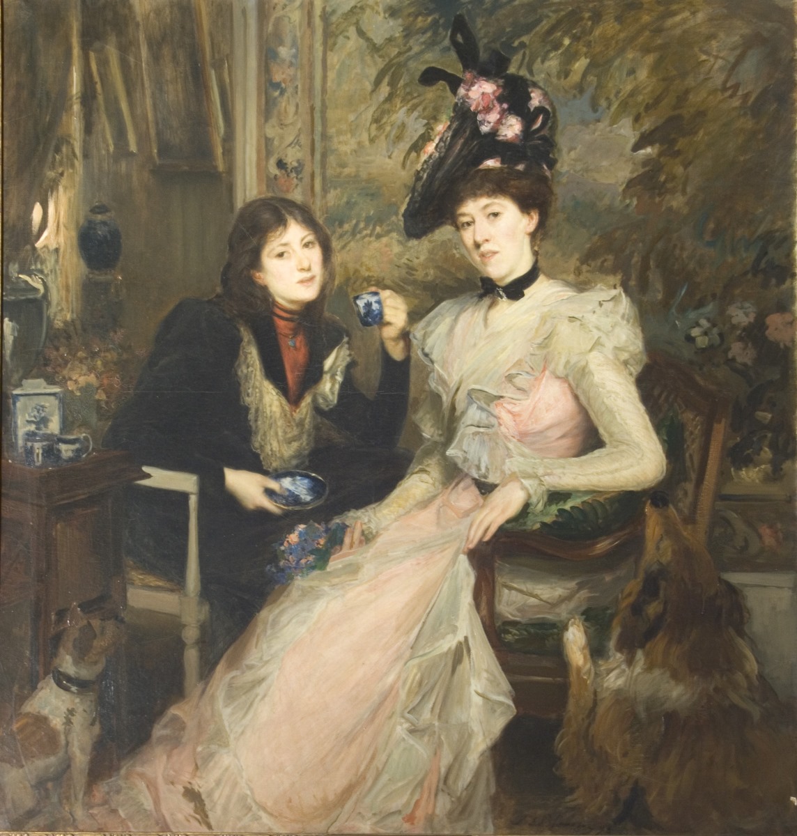 Double portrait de Lady Michelham et de Miss Capel, Jacques-Émile Blanche, 1898