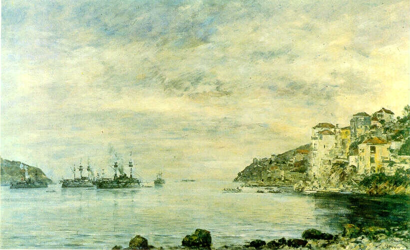Rade de Villefranche-sur-Mer — Eugène Boudin