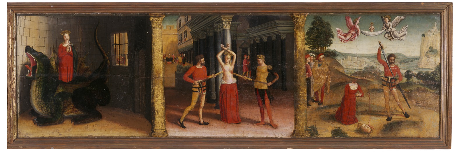 Six épisodes de la vie de Saint Marguerite, Ludovico Brea, 15e siècle