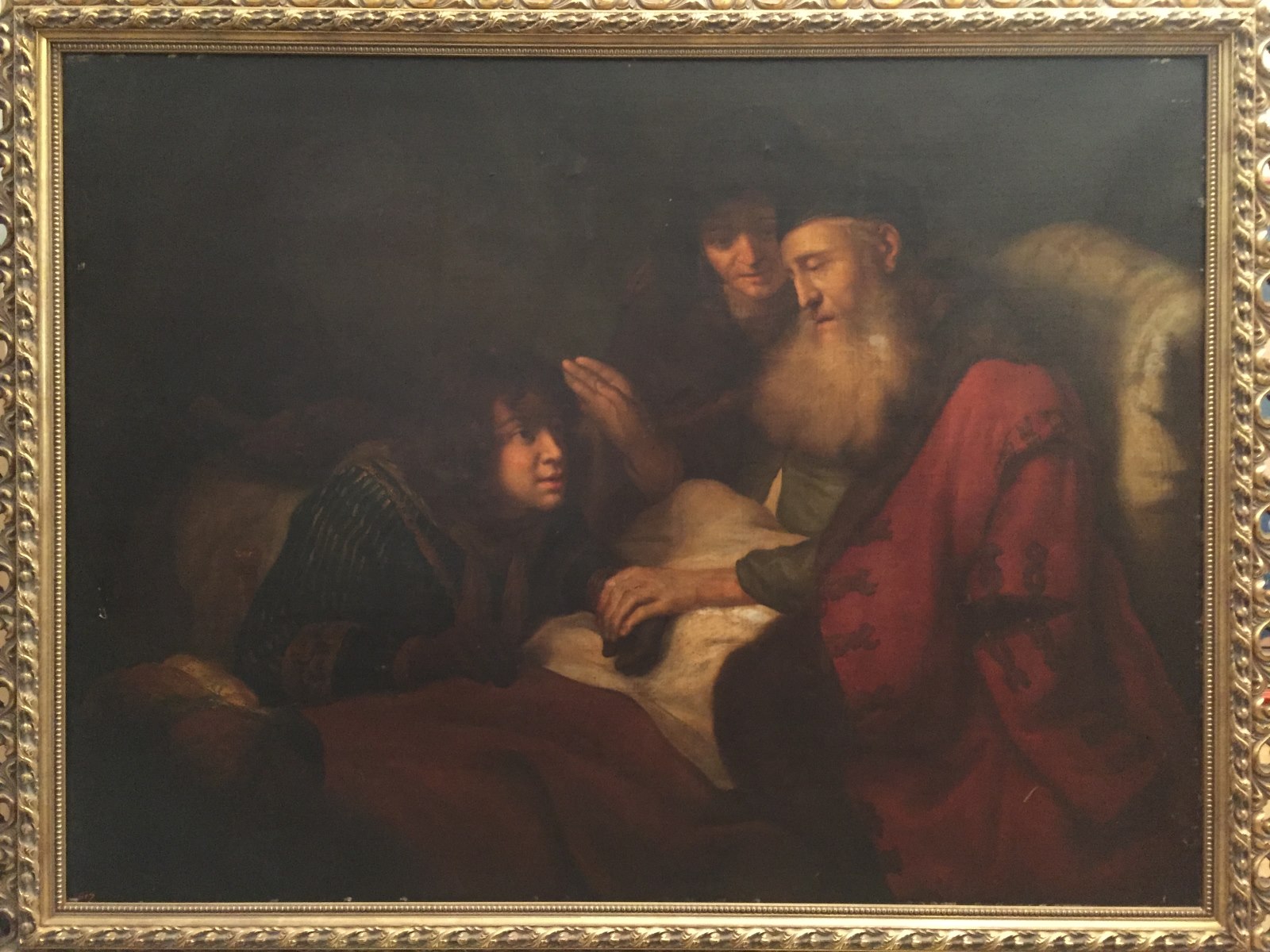Jacob usurpant la bénédiction d'Isaac, 19e siècle