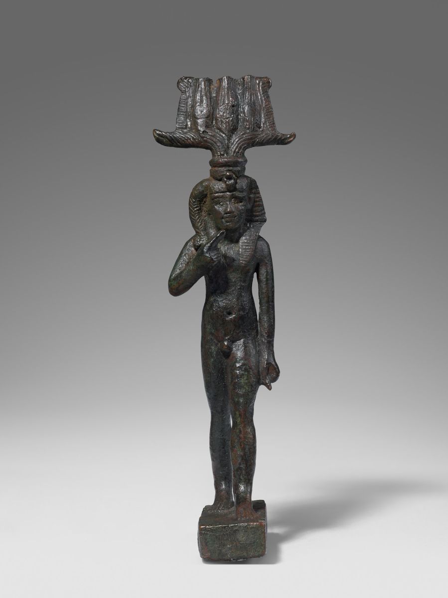 Dieu-enfant coiffé de la couronne-hemhem (titre factice)_0
