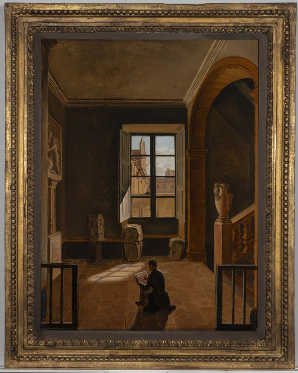 Artiste à l’intérieur du musée Granet_1