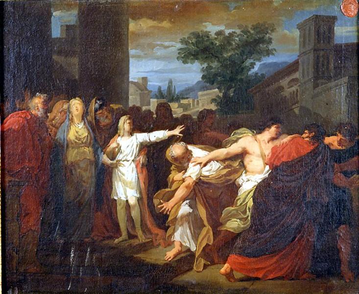 Daniel faisant arrêter les vieillards accusateurs de la chaste Suzanne_0