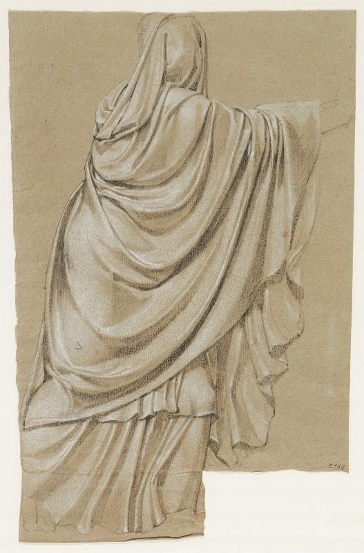 Décor pour le temple de la Raison de Marseille, Etude de draperie_0