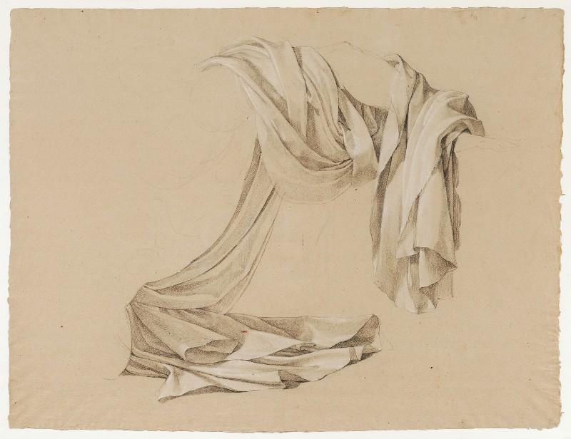 La mort d'Alcibiade, Alcibiade, étude draperie_0
