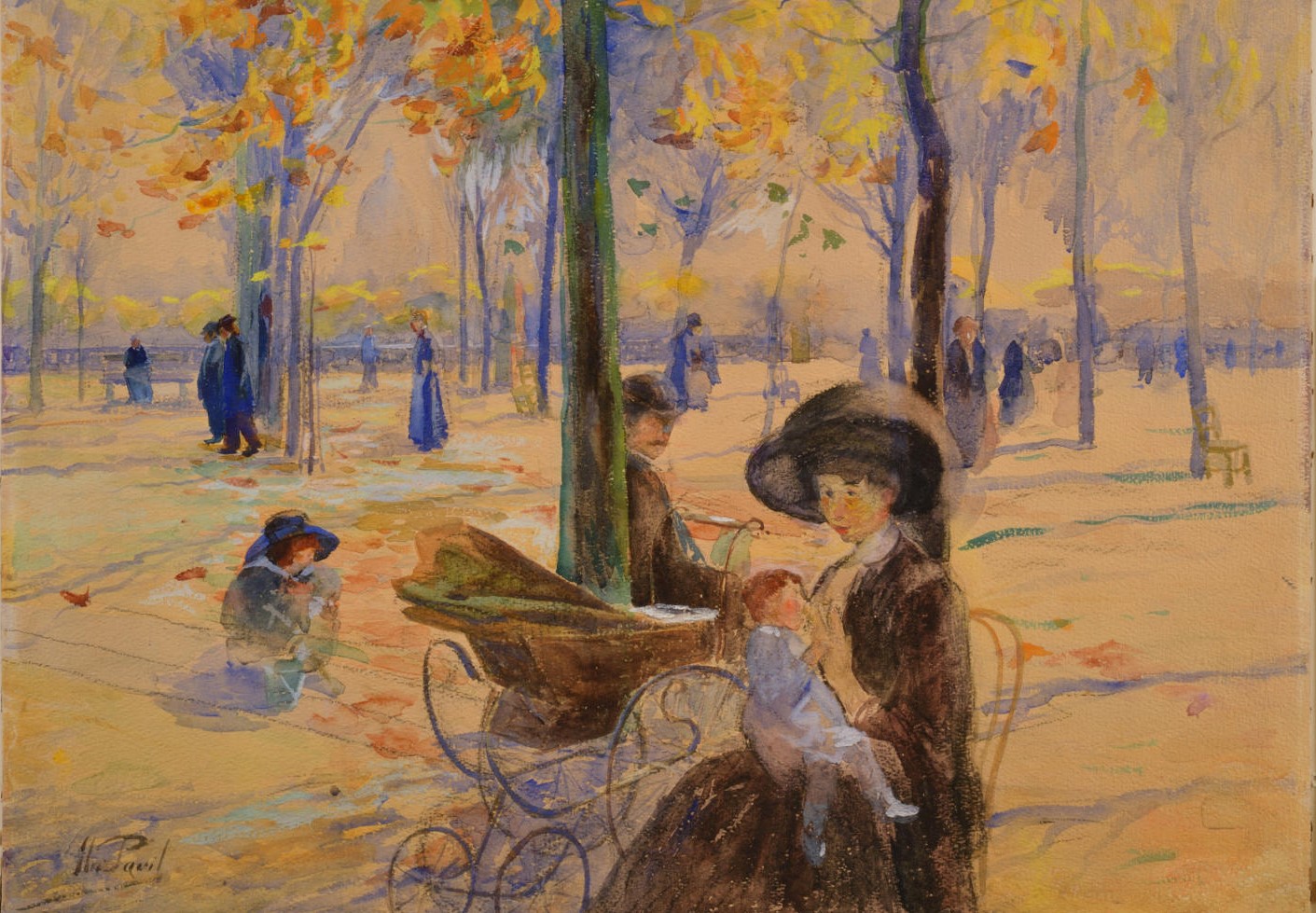 Un Après-midi au Luxembourg — Elie Anatole Pavil