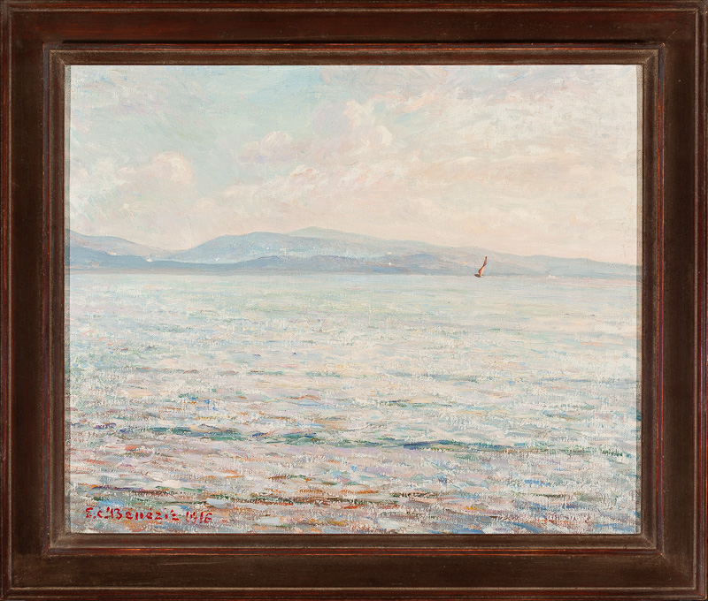 Paysage marin, Émmanuel-Charles Bénézit, 1916