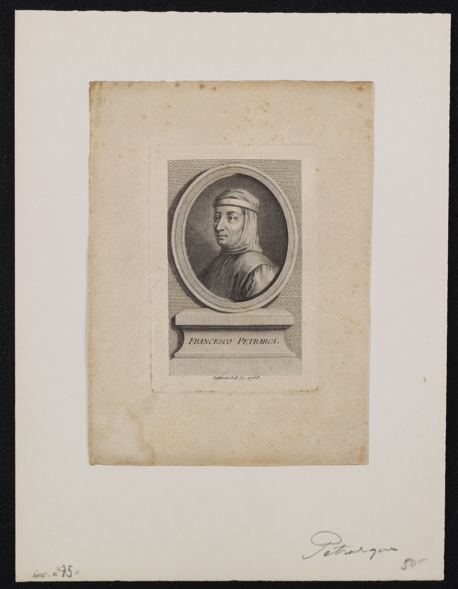 Francisco Petrarca, Claude Antoine Littret, 1768