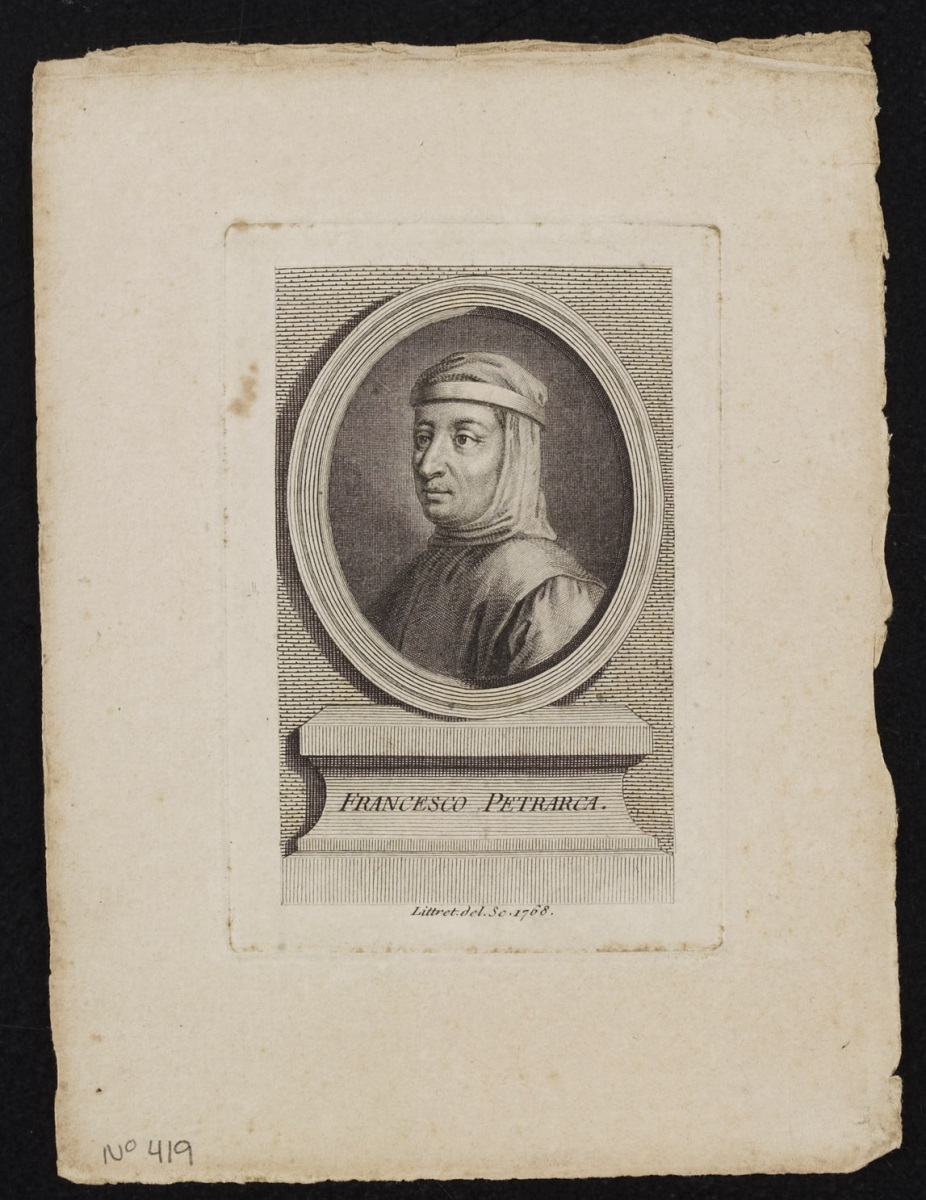 Francisco Petrarca, Claude Antoine Littret, 1768