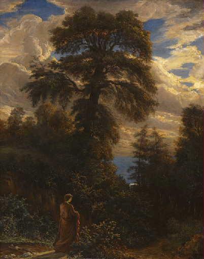 Virgile méditant au bord de la mer, Louis Janmot, 1867