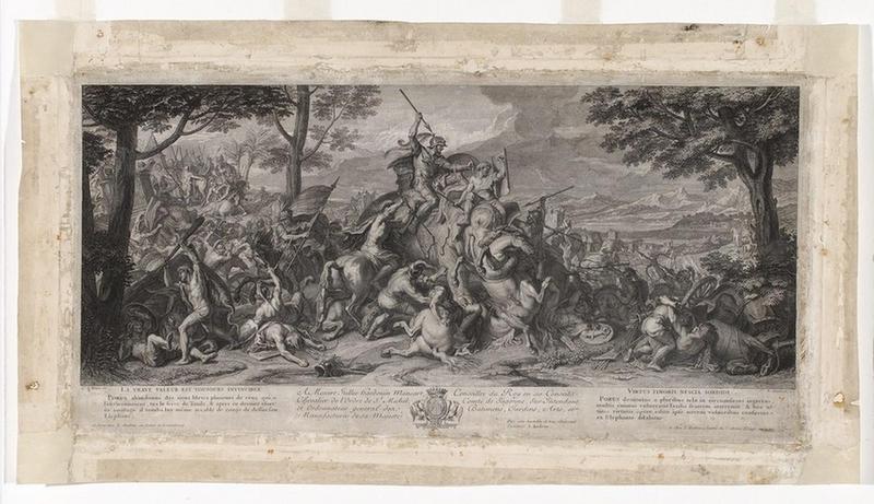 Histoire d'Alexandre ; La Vraie Valeur est toujours invincible ; Bataille de Porus_0