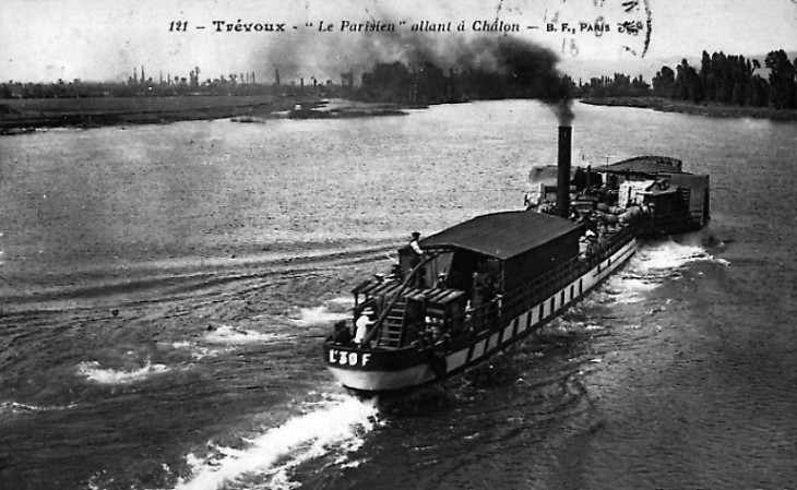 Trévoux (Ain) : 'Le Parisien' allant à Châlon_0