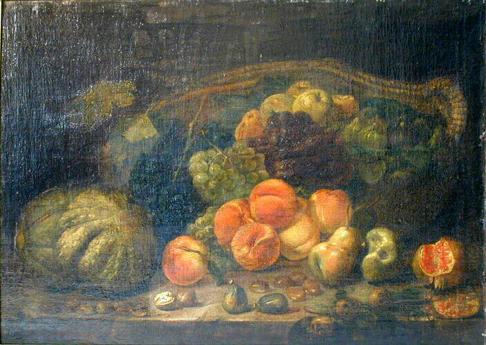 Nature morte aux pêches_0