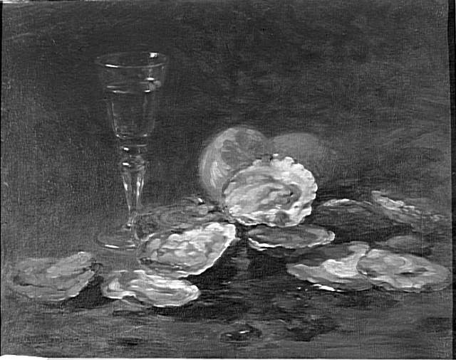 Nature morte aux huîtres — Philippe Rousseau