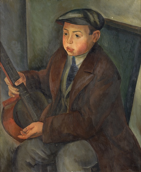 Le petit guitariste, Adolphe Feder, 1923