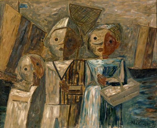 La pêche, Tadé Makowski, 1929