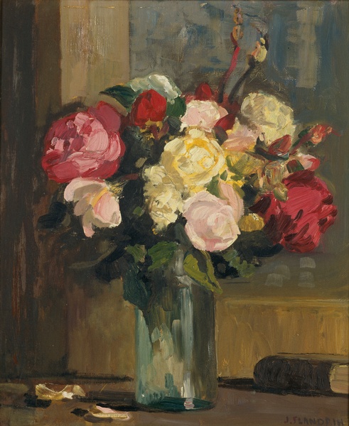 Les Roses d'automne, Jules Flandrin, avant 1912